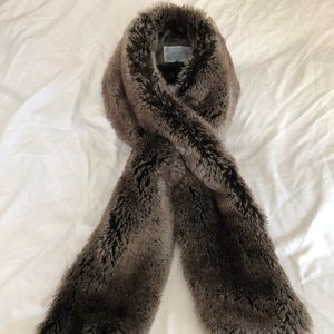 Restoration Hardware Faux Fur Scarf